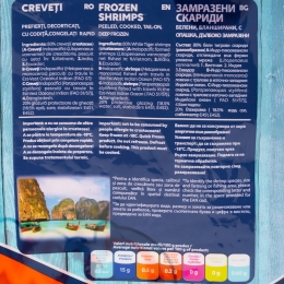Creveți decorticați prefierți 31/40 500g