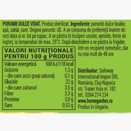 Porumb boabe dulce 150g