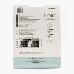Ciorap microfibră Olga 100 den Black 2