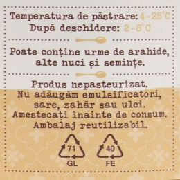 Pastă de susan alb - tahini alb 350g