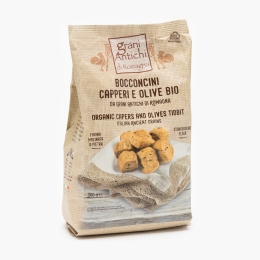Cubulețe eco din grâu măsline capere și ulei de măsline 200g