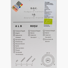 Vin rose dulce eco Busuioacă de Bohotin, 13.7%, bag-in-box, 2l