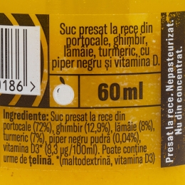 Raw shot cu vitamina D 60ml