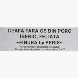Ceafă fără os feliată din porc iberic 300g