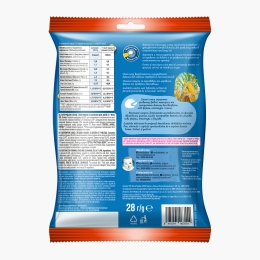 Gustare cu porumb, căpșuni și banană, +7 luni, 28g