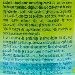 Băutură necarbogazoasă mere 0.5l
