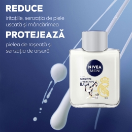 Balsam după ras pentru piele sensibilă Sensitive, ediție limitată Real Madrid 100ml