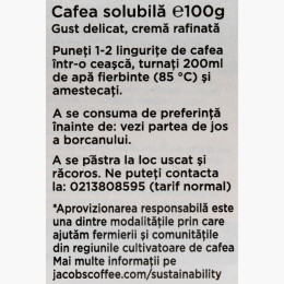 Crema 100g, cafea instant