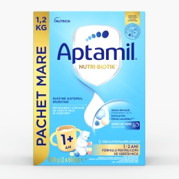Formulă de lapte praf NUTRI-BIOTIK 1+, 1-2 ani, 1.2kg