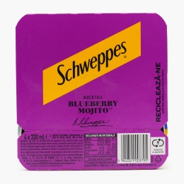 Băutură carbogazoasă Blueberry Mojito doză 4x330ml