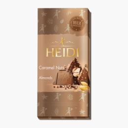 Ciocolată cu lapte și migdale caramelizate 80g 