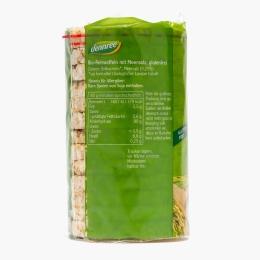 Rondele din orez expandat eco, cu sare, fără gluten, 100g