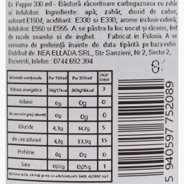 Băutură carbogazoasă doză 330ml