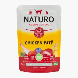 Hrană umedă pentru pisici adulte, pate de pui, 85g