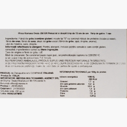 Pinsa romană ovală 250g