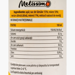 Limonadă cu mentă, cătină și miere, 0.4l