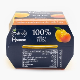 Mousse de mere și piersici 200g (2x100g)