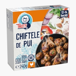 Chiftele de pui prăjite și coapte 250g