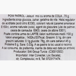 Jeleuri cu aromă de cola Paw Patrol Gummiz 70g