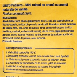 Mini rulouri cu vanilie 400g