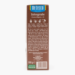 Paste integrale Penne Rigate, 500g