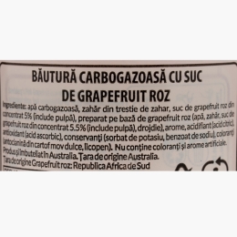 Băutură carbogazoasă grepfrut 0.375l