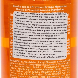 Gel de duș bio portocală și mandarină 500ml