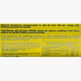 Apă carbogazoasă Sparks, cu extract natural de lămâie 0.33l