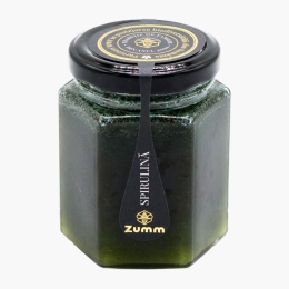 Miere de floarea-soarelui cu spirulină 250g