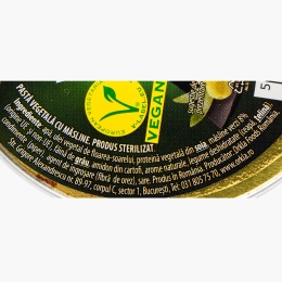 Pastă tartinabilă vegetală cu măsline 75g