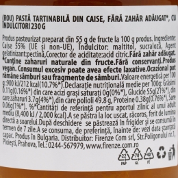 Pastă tartinabilă din caise, fără zahăr adăugat, 230g