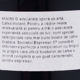 Cafea instant espresso 57 intense 100g 