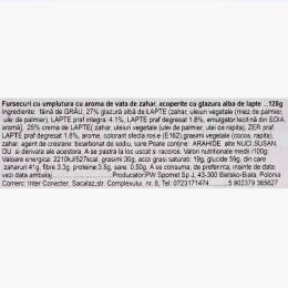 Fursecuri cu umplutură cu aromă de vată de zahăr 128g