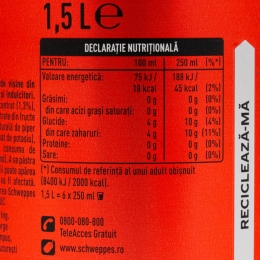 Băutură carbogazoasă cu vișine și piper negru 1.5l