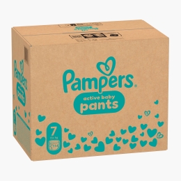 Scutece-chiloțel Active Baby Pants mărimea 7, 15+ kg, 114 buc