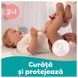 Șervețele umede pentru bebeluși, Sensitive, 2 pachete x 80 buc