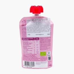Piure ECO de mere, banane și sfeclă roșie pentru copii, +6 luni, 100g