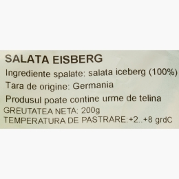 Salată Iceberg 200g