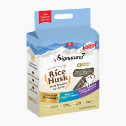 Așternut igienic pentru pisici Rice Husk 2.5kg