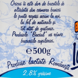 Iaurt 2.8% grăsime, 500g