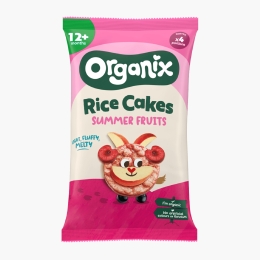 Rondele ecologice din orez cu fructe de vară 7+ luni 40g