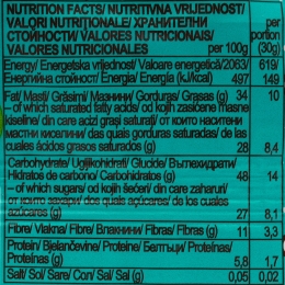 Baton eco cu chia și cocos, vegan, fără gluten 30g
