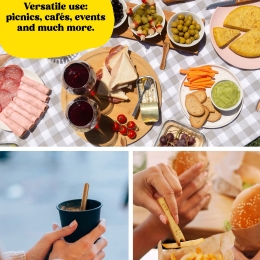 Set mini furculițe comestibile Ketchup 30 buc