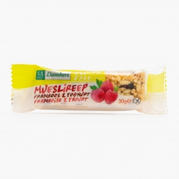 Baton musli zmeură și iaurt, fără gluten 30g