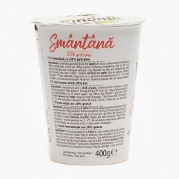 Smântână 20% grăsime 400g