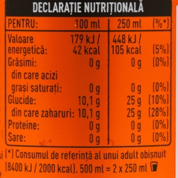 Apă tonică cu aromă de mandarine 500ml