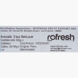 Avocado SanLucar 2 bucăți, 350g
