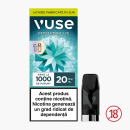 Capsulă pentru țigară electronică Peppermint Ice 20 mg/ml, 1000 puffs, 1 buc