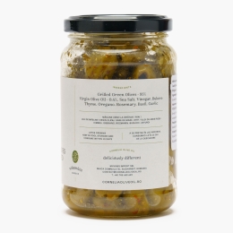 Măsline verzi grill cu mirodenii 180g
