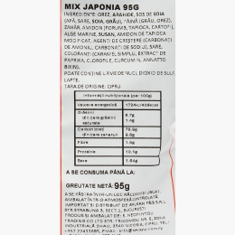 Mix de nuci și crackers Japanese Mix 95g